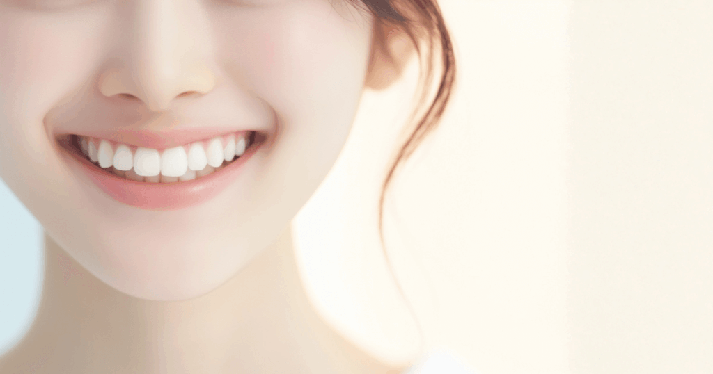 審美歯科治療で自然な白い歯を目指すイメージ